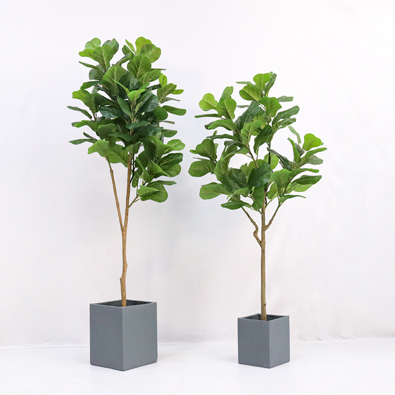 Artificial Plastic Potted Plan - Fiddle Leaf Fig 评论和价格