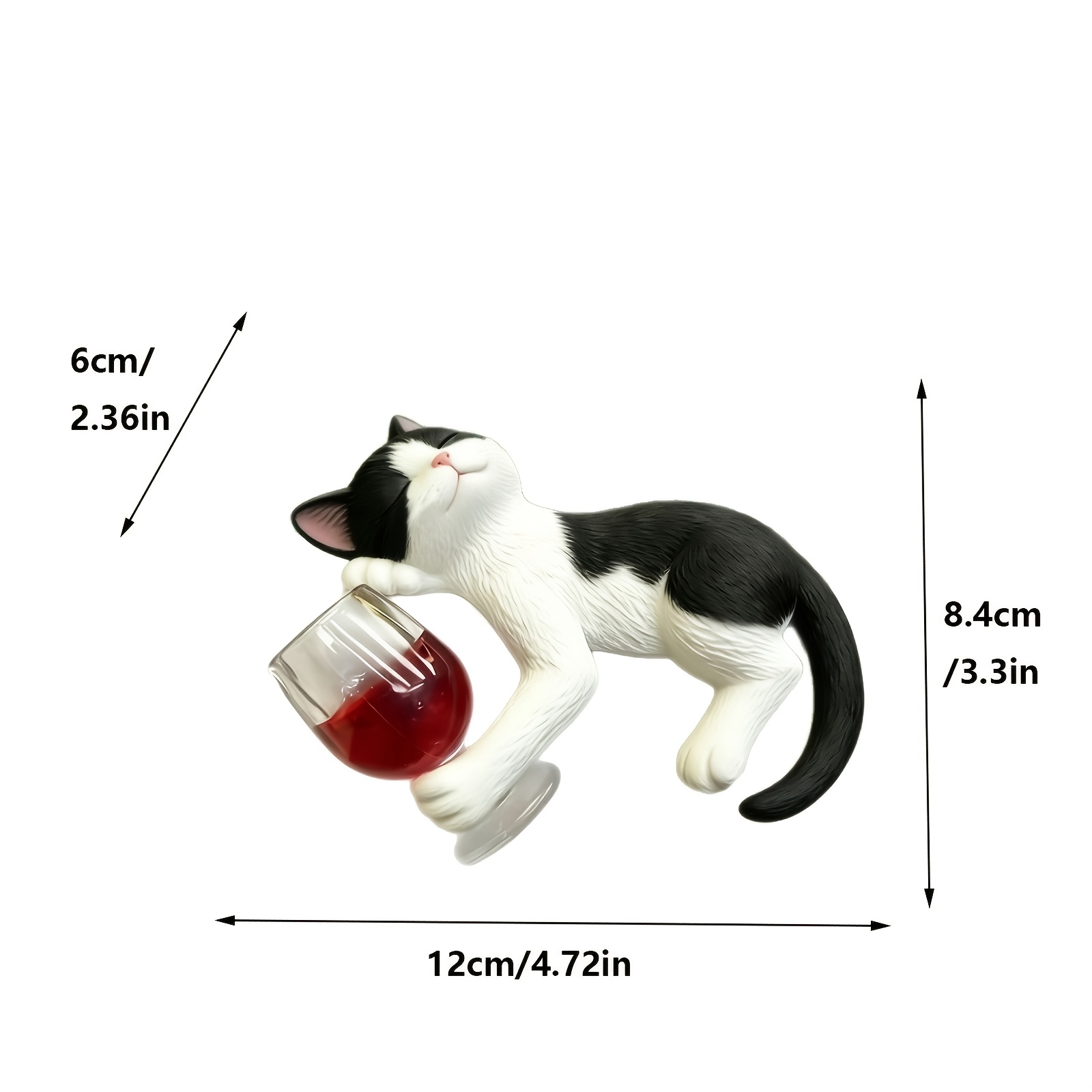 Funny Drunk Tired Tuxedo Cat F - Terracotta Pot 评论和价格