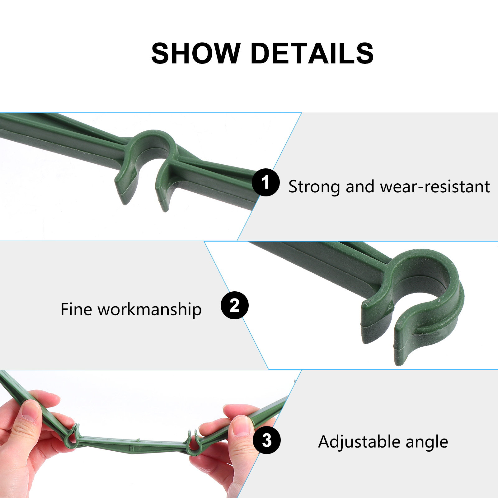 25Pcs Garden Support Stakes Ex - Plant Support Stake 评论和价格