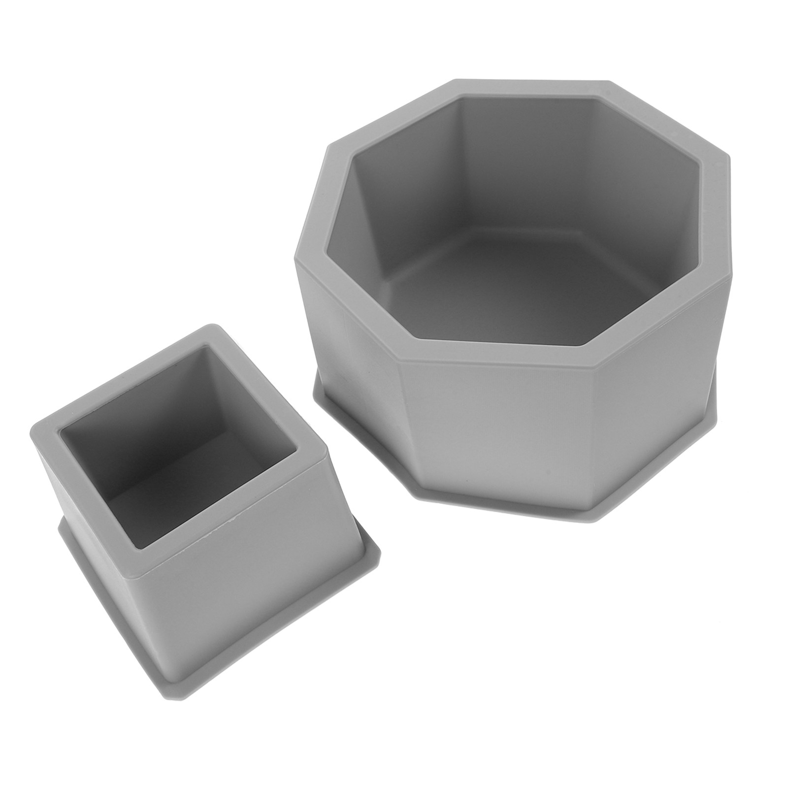 2Pcs Silicone Concrete Planter - Succulent Set 评论和价格
