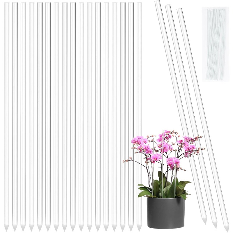 Reusable Clear Flower Support  - Plant Support Stake 评论和价格