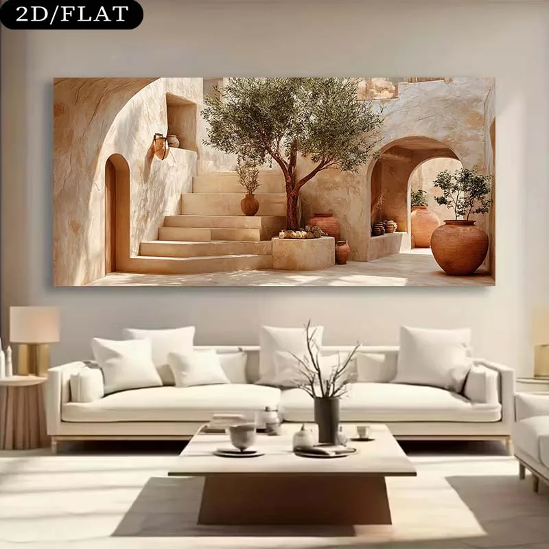 Frameless Canvas Painting2D Fl - Terracotta Pot 评论和价格