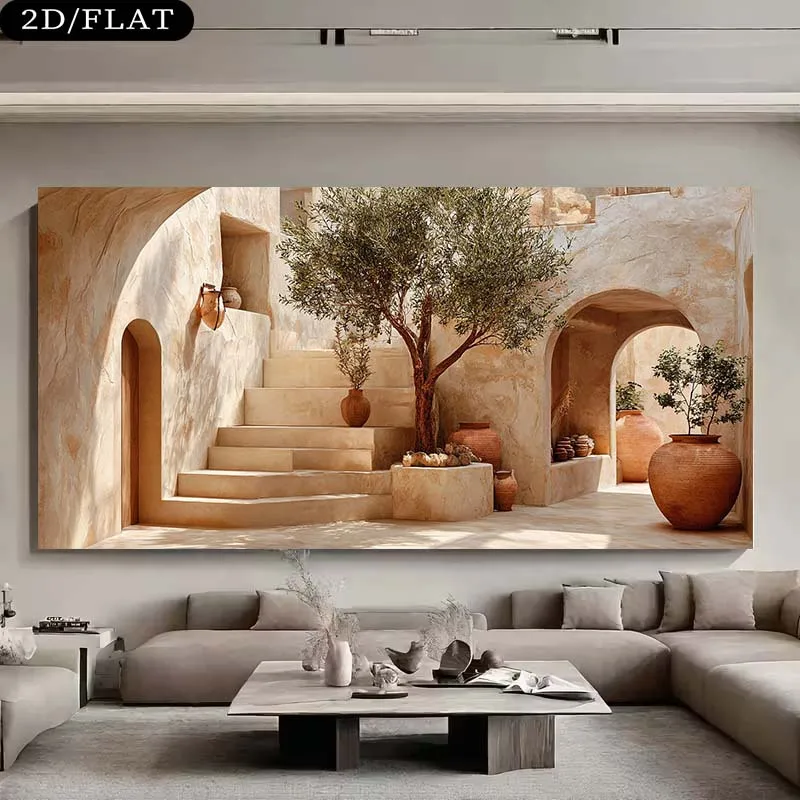Frameless Canvas Painting2D Fl - Terracotta Pot 评论和价格