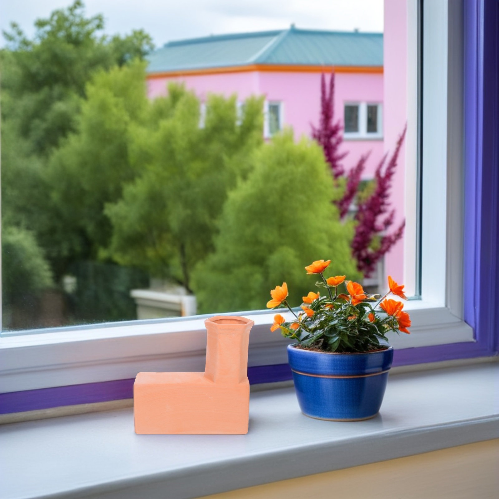 1Pair Terracotta Self Watering - Terracotta Pot 评论和价格