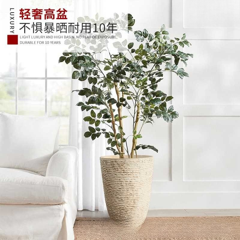European Large Resin Floor Pla - Fiddle Leaf Fig 评论和价格